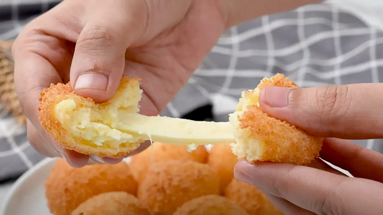 Homemade Potato Cheese Balls with Simple Ingredients