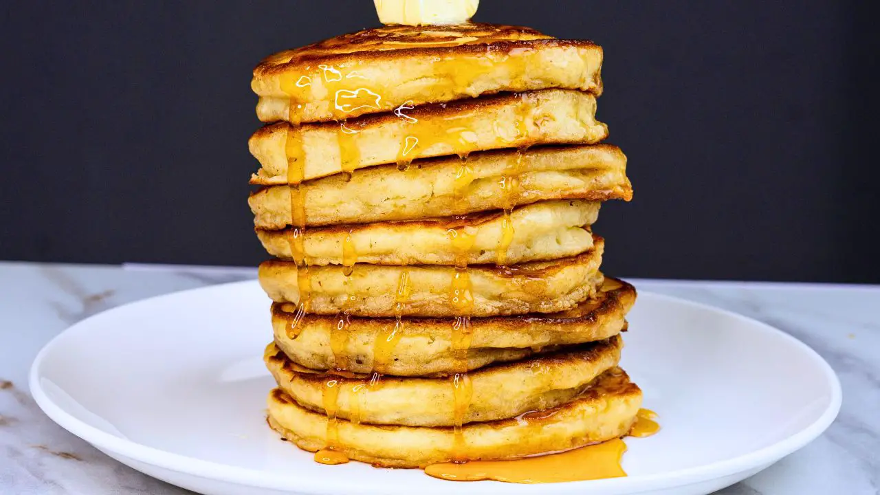 stack of buttermilk pancakes