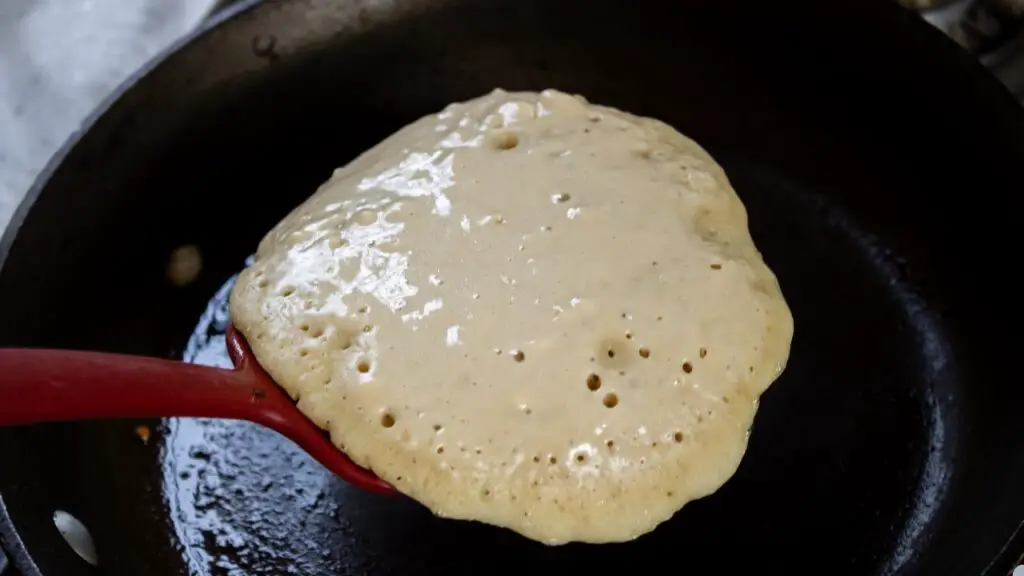 flipping pancakes