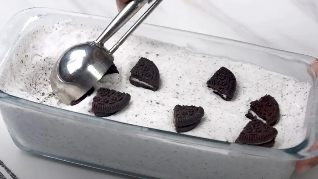 homemade cookies and cream ice cream