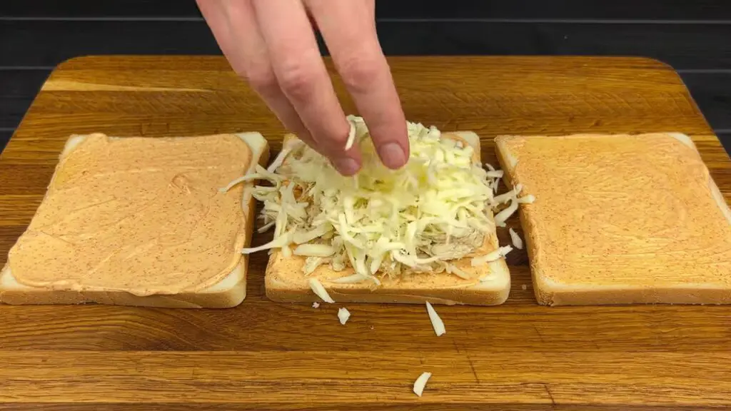 layering the sandwich