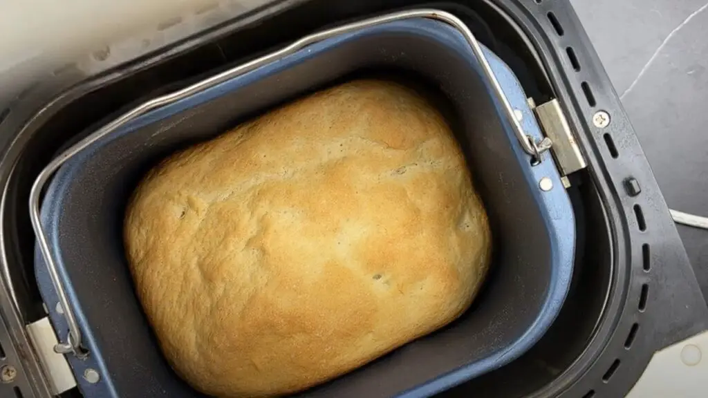 white bread in a bread maker