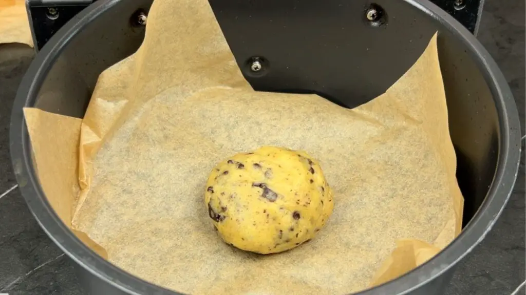 making air fryer cookies recipe