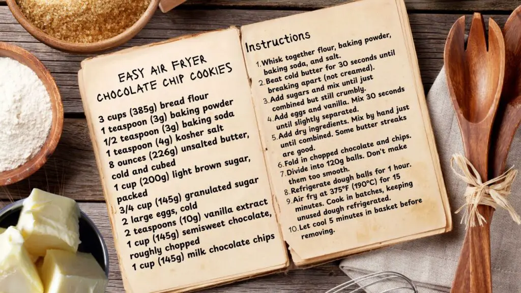 chocolate chip cookies ingredients