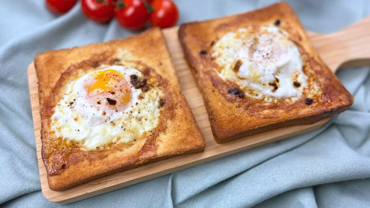 easy air fryer egg on toast recipe