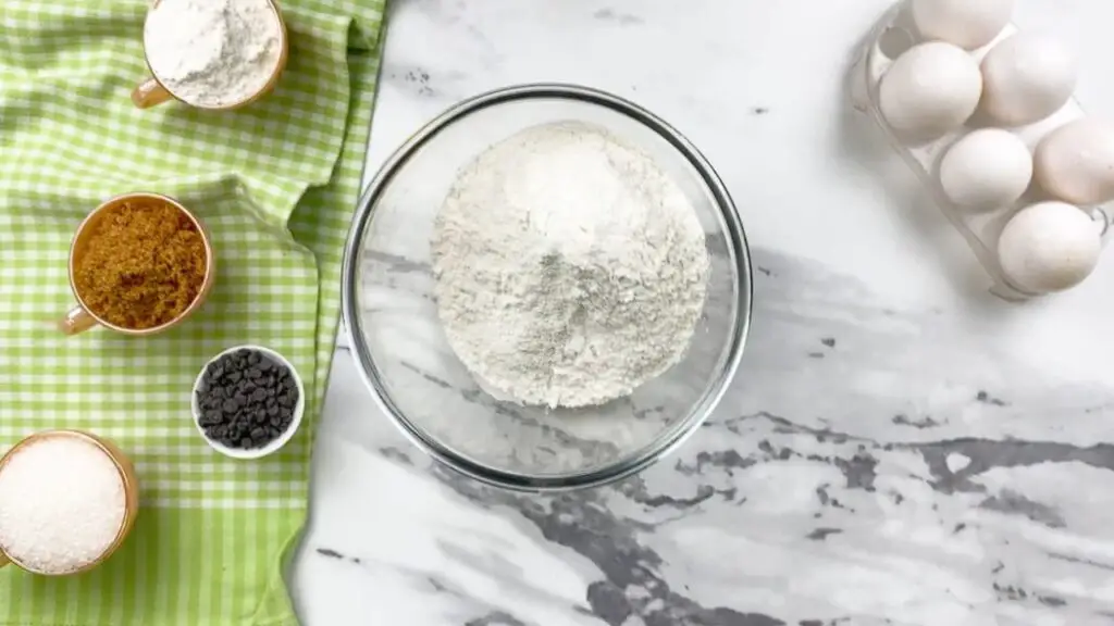 mixing of dry ingredients
