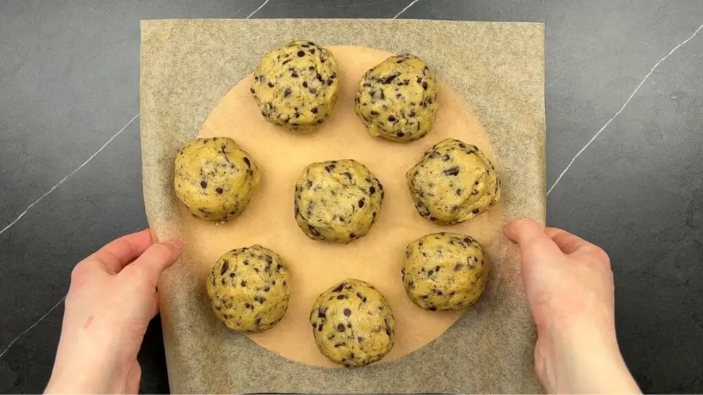shaped cookie dough