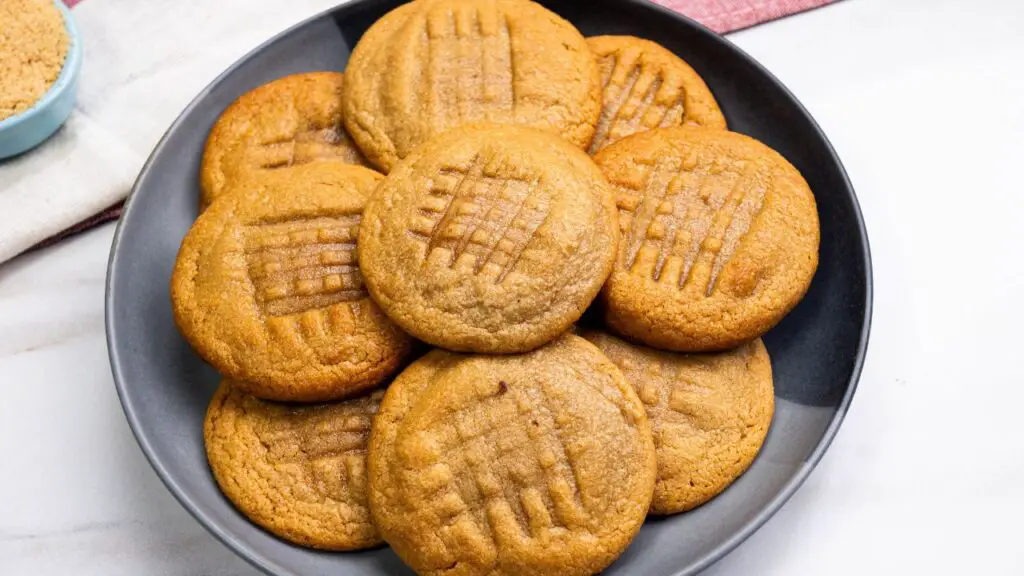 3 ingredient peanut butter cookies