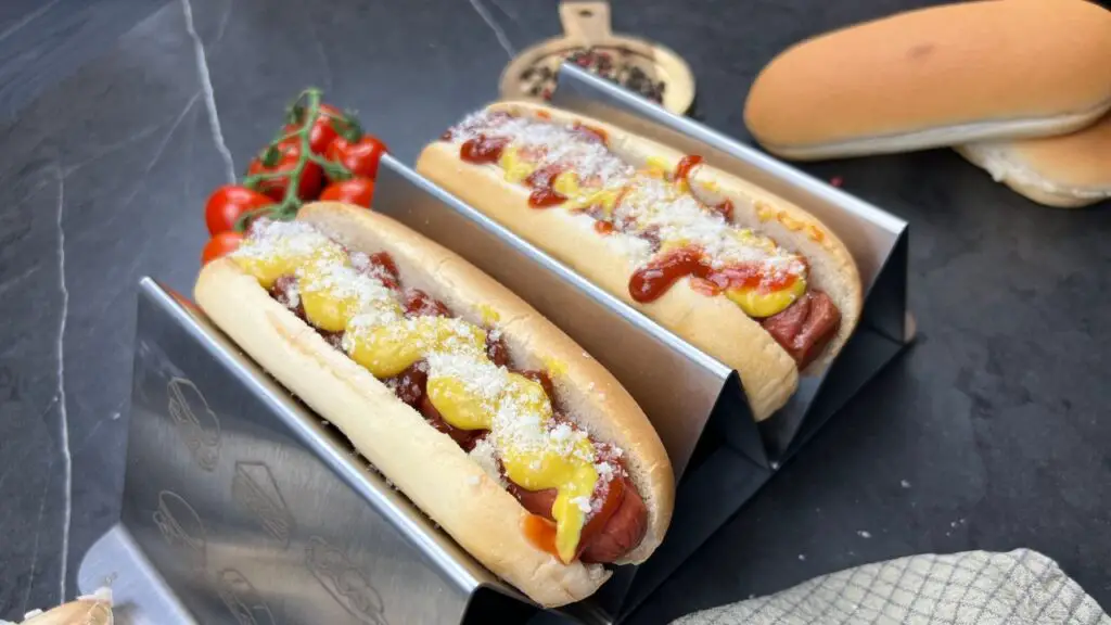 air fryer hot dogs and buns