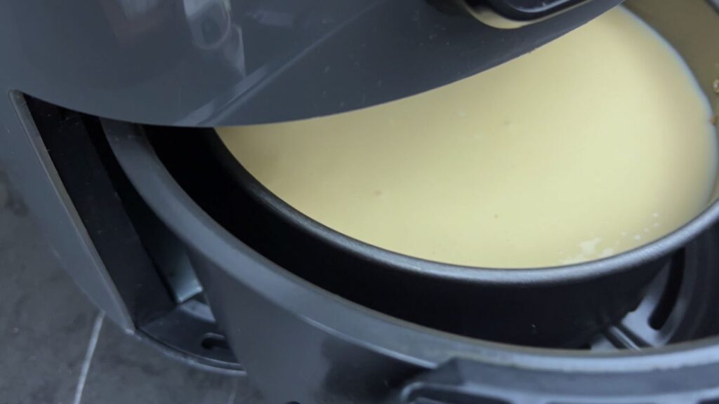 bake a cheesecake in an air fryer