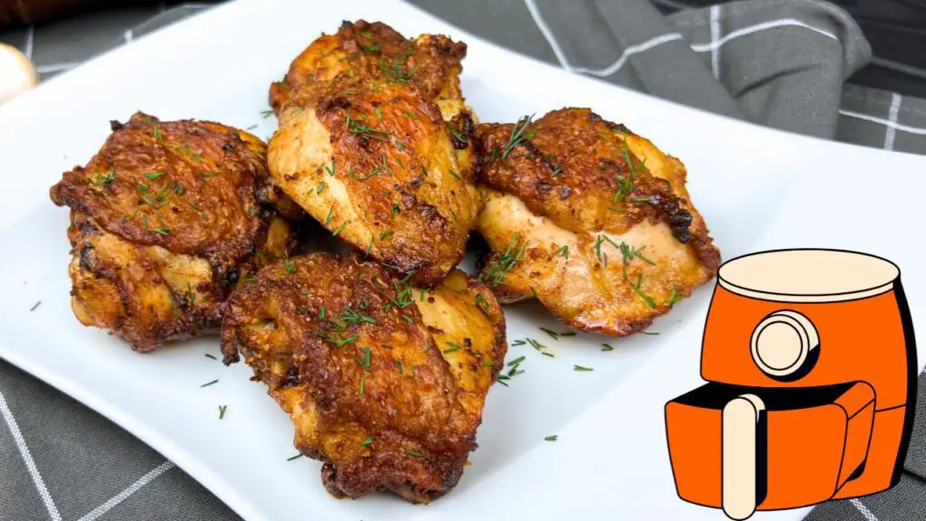 crispy air fryer chicken thighs