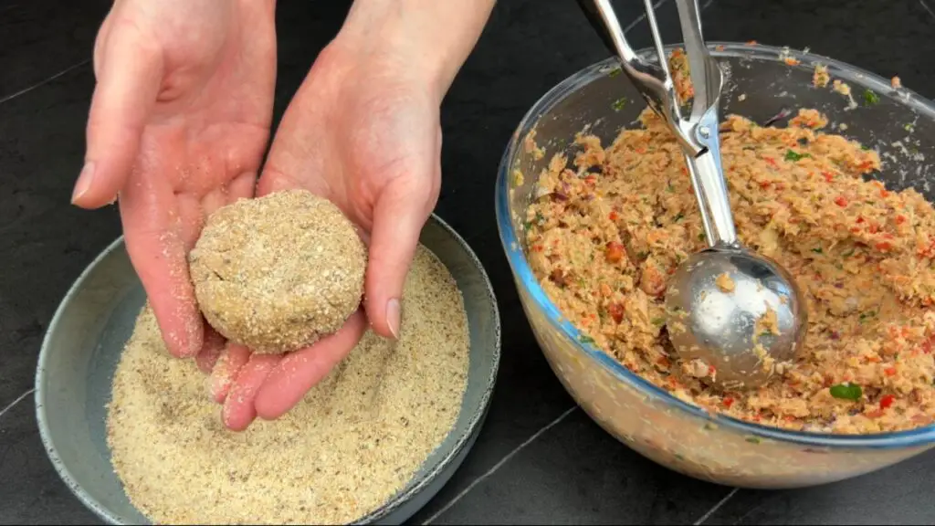 crispy air fryer tuna cakes high protein