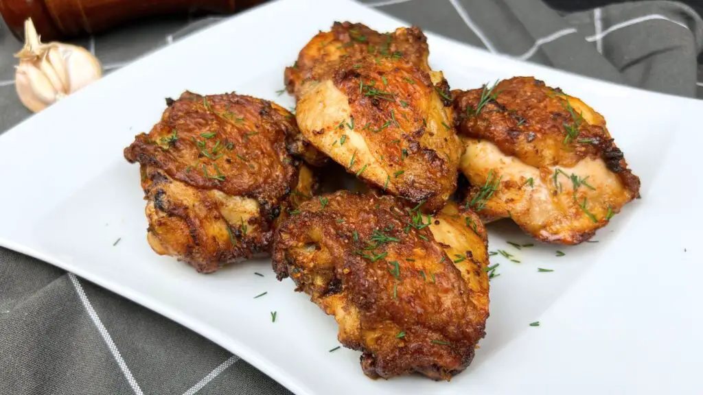 crispy skin chicken thighs