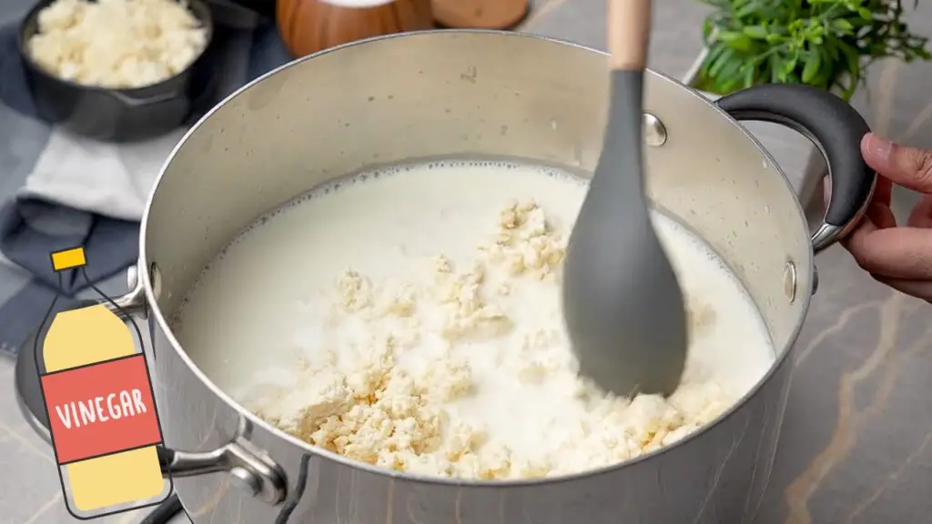 adding vinegar