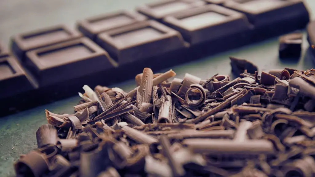 chocolate shavings