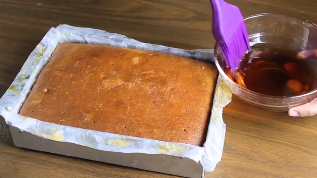 adding the honey syrup