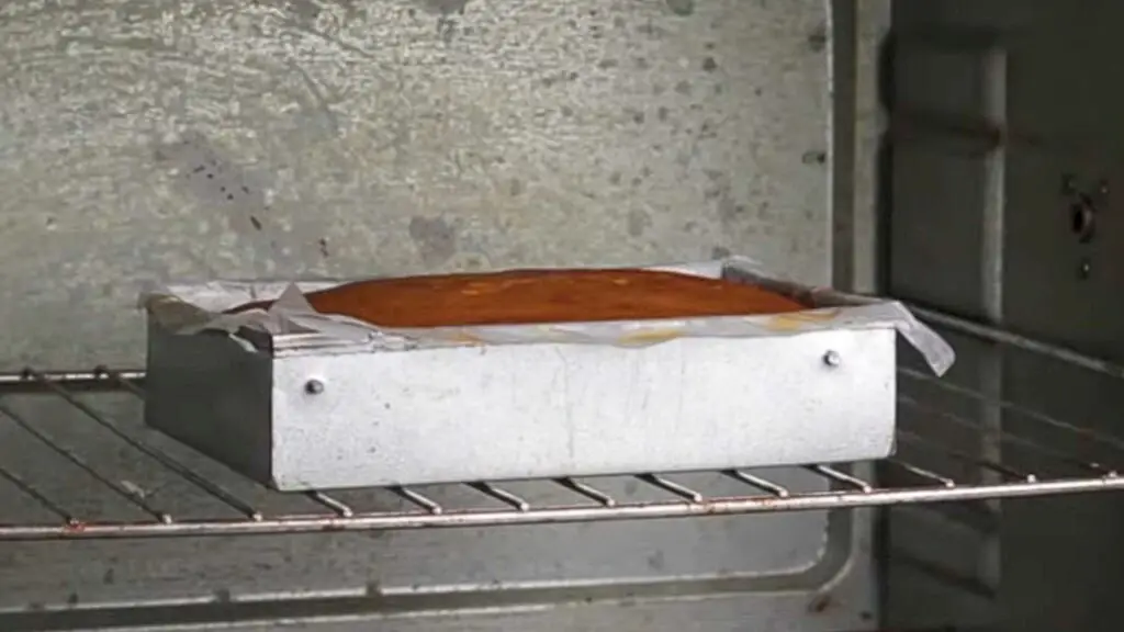 baking the coconut cake