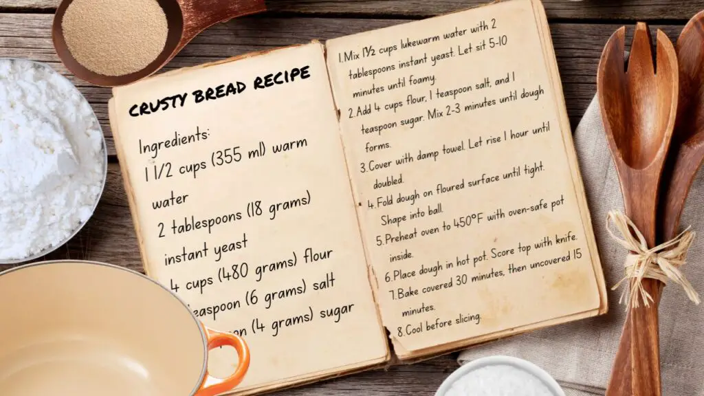 ingredients crusty bread recipe 