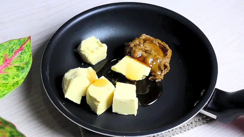 melting of butter sugar and syrup