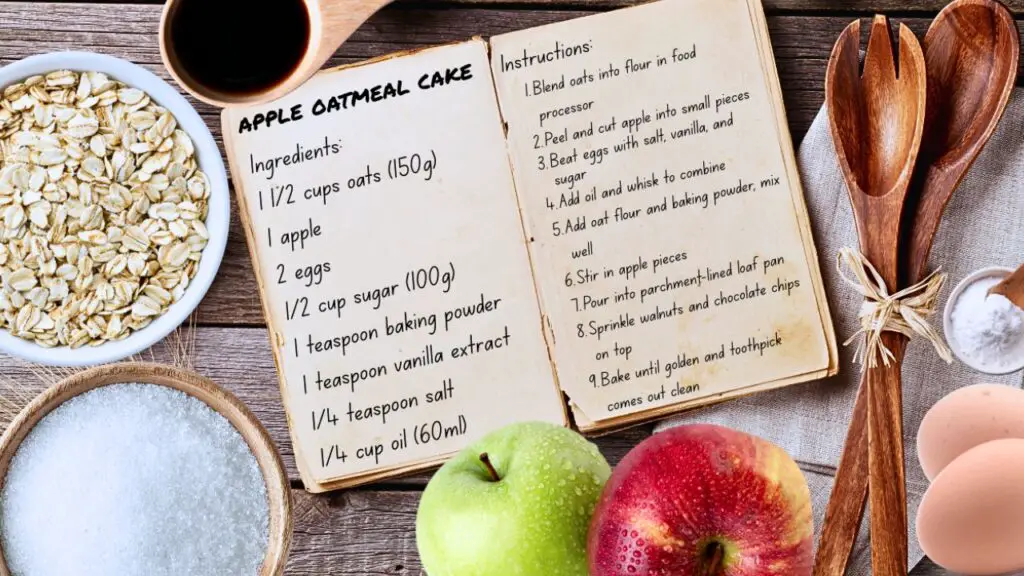 oatmeal apple cake ingredients