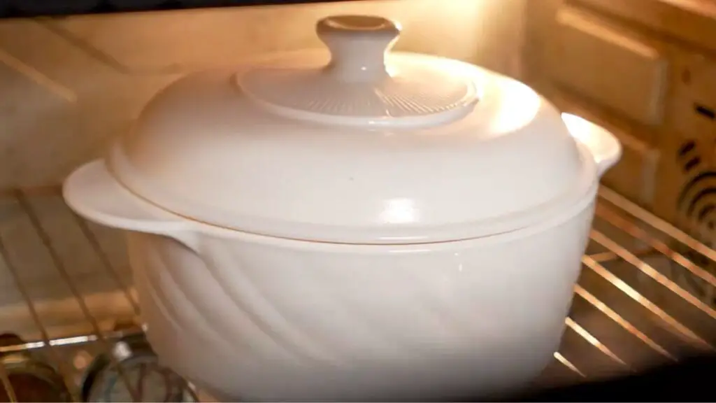 preheating the pot