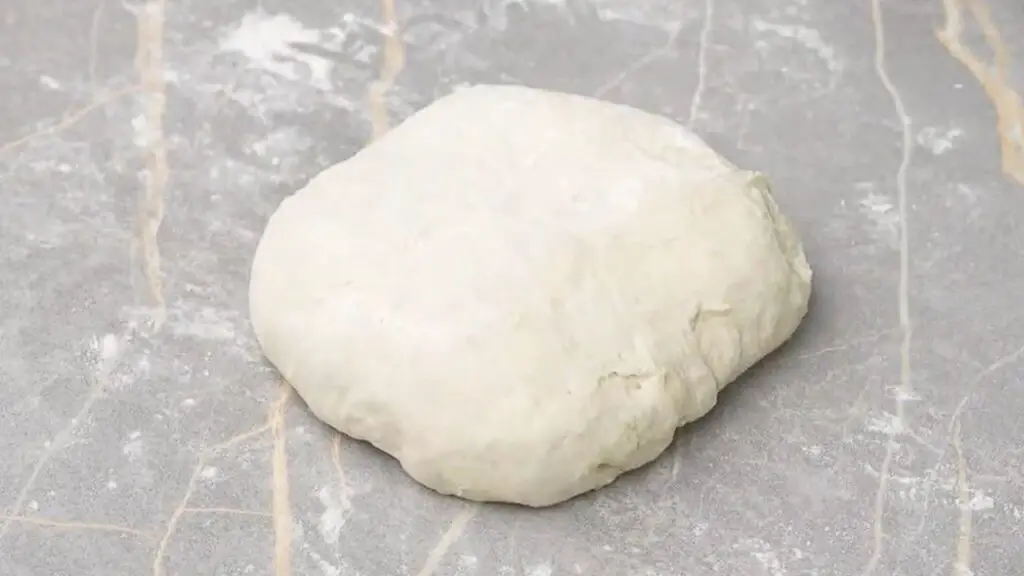 shaping of the dough