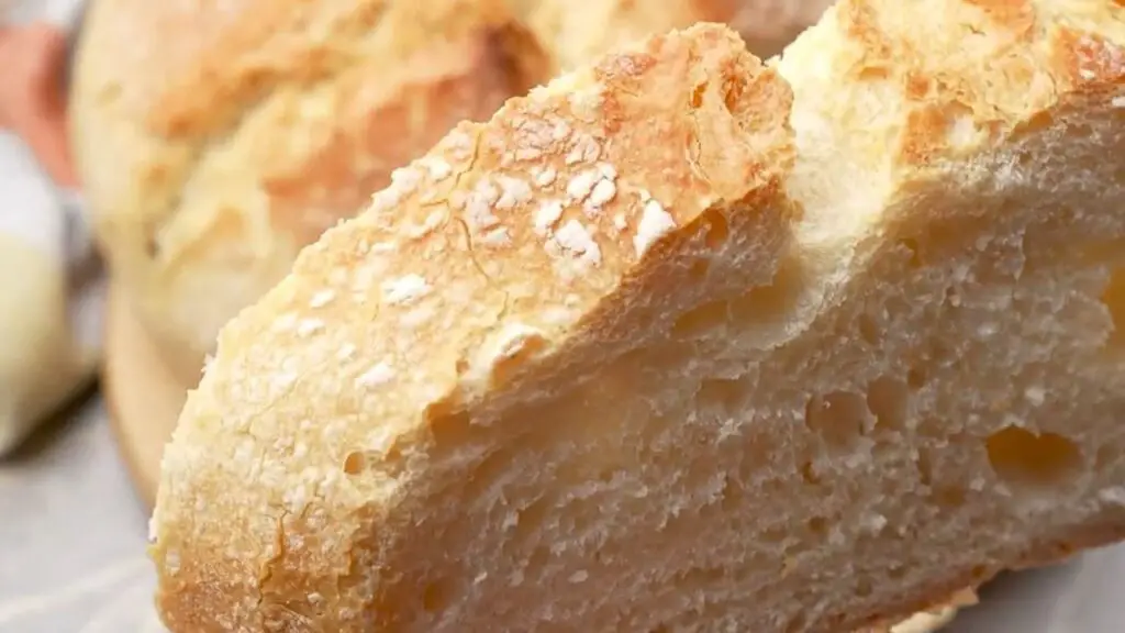showing crispy crust bread