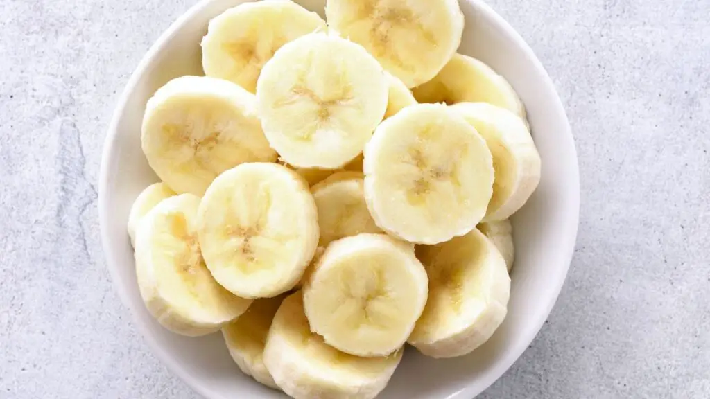 sliced banana