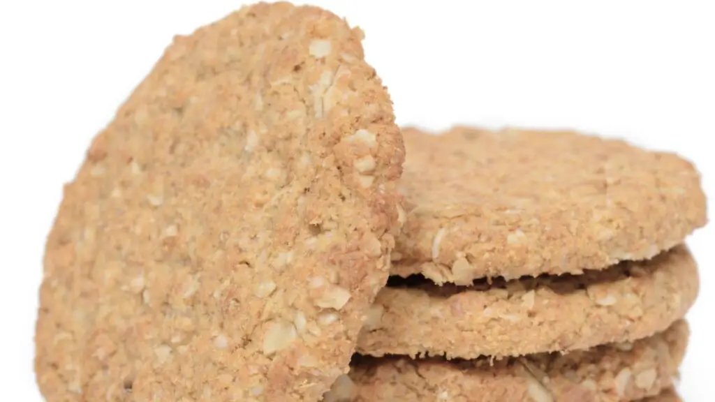 thin oat cookies