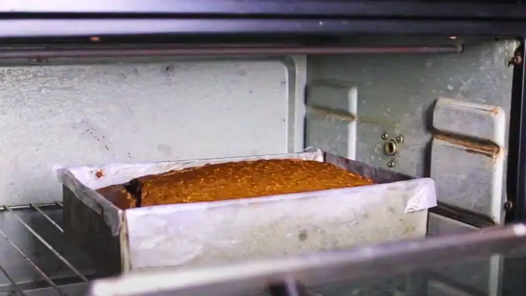 Baking the Coconut Chocolate Cake