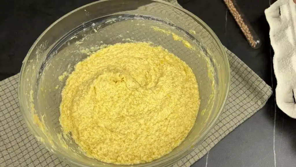 Fudgy oatmeal bars batter