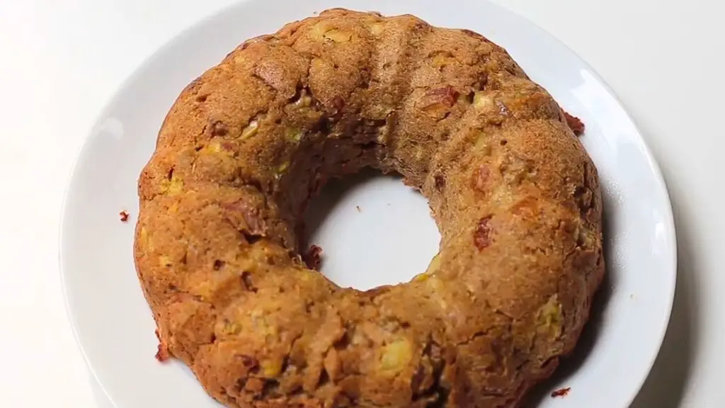 baked banana oat cake