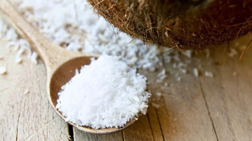 desiccated coconut