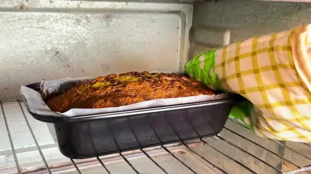 baked marble loaf cake