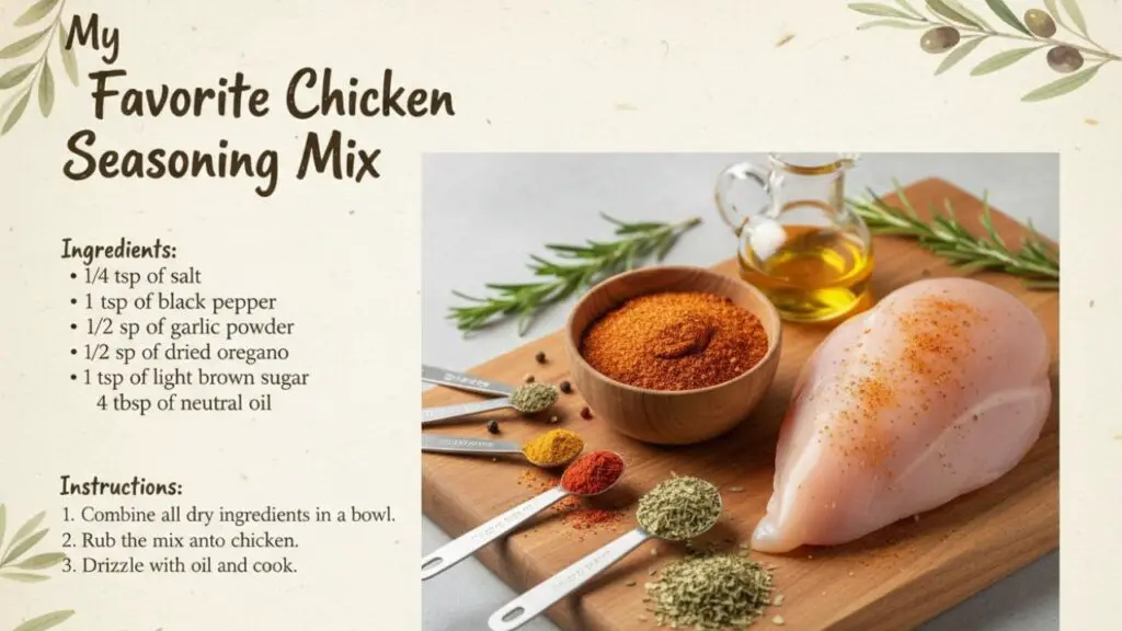 Air fryer chicken breast ingredients