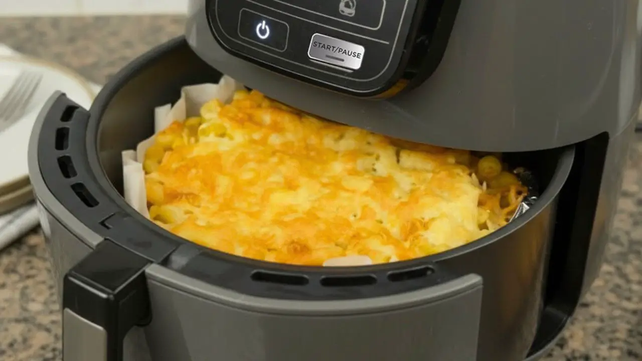 air fryer pasta bake for easy weeknight meal