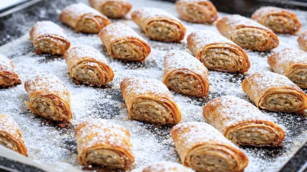 easy dry baklava recipe tahinli kuru baklava