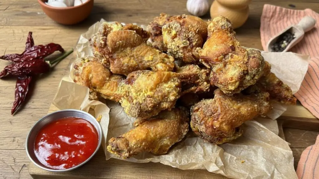 extra crispy air fryer chicken wings