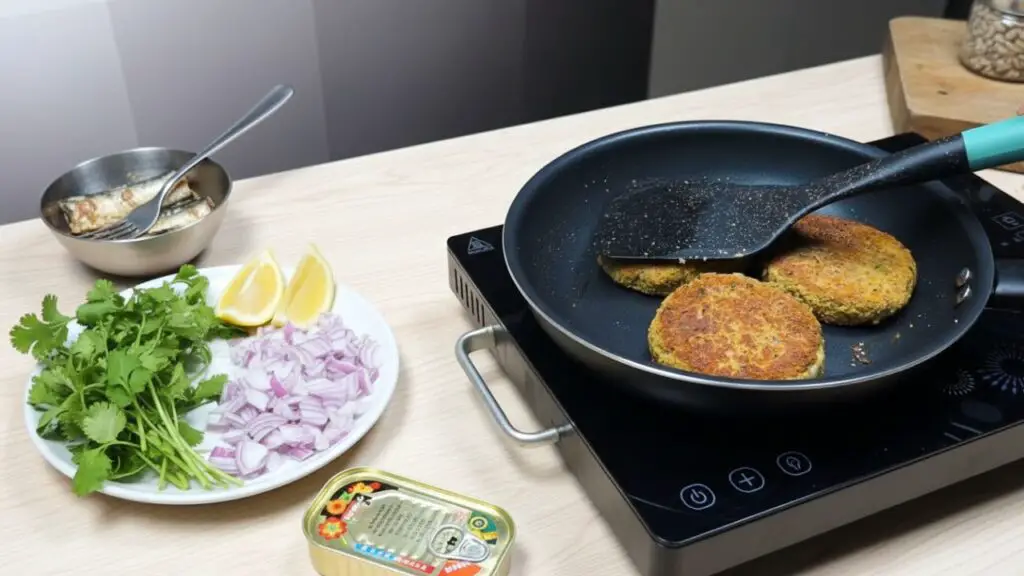 how to make high-protein sardine fish cakes