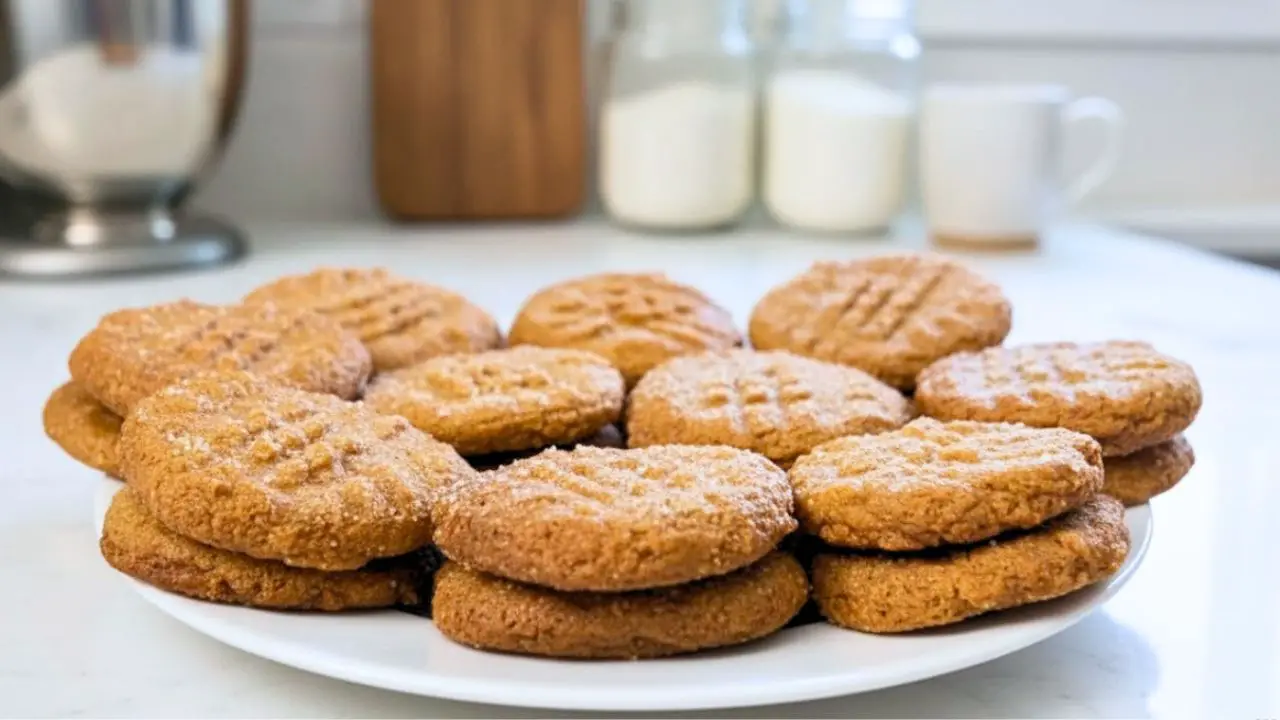 how to make peanut butter cookies with only 3 ingredients