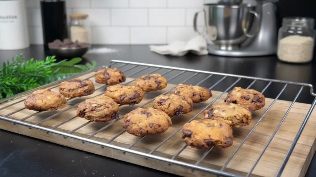 making oatmeal chocolate chip cookies