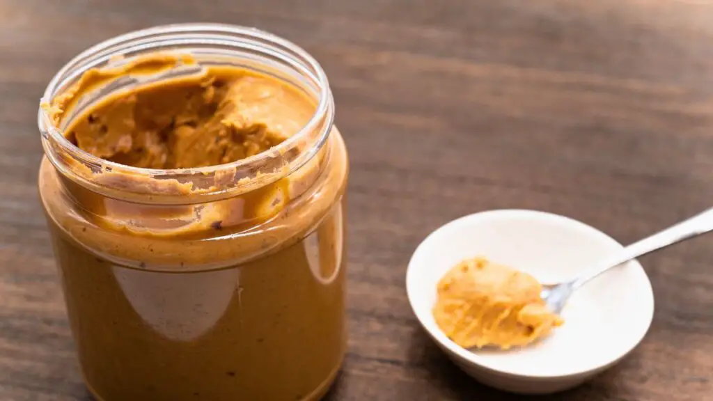 peanut butter as an optional swap for almond butter used in healthy fudgy black bean brownies