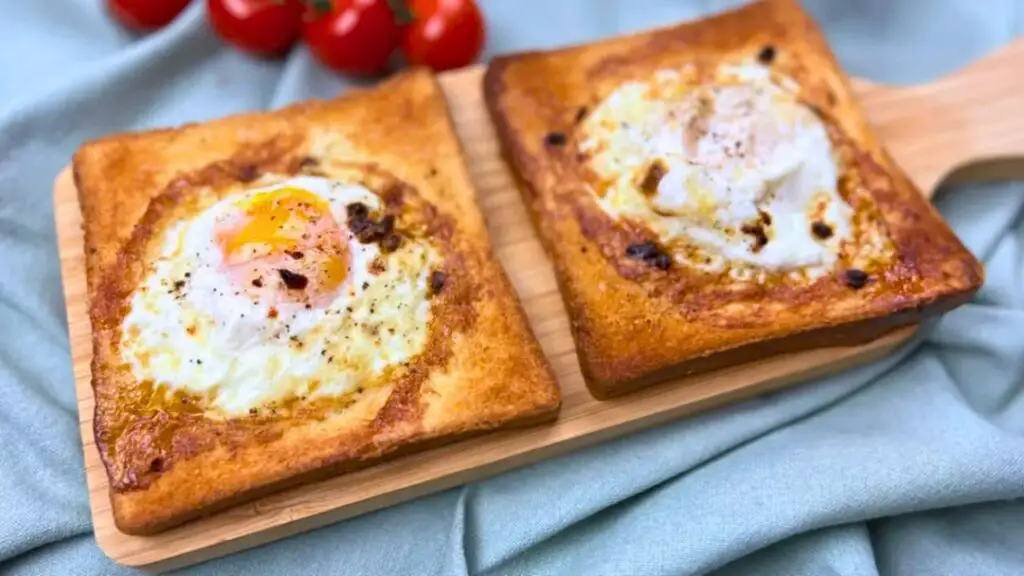 air fryer egg on toast