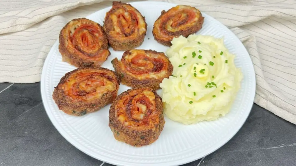 air fryer ground beef recipe with mashed potatoes