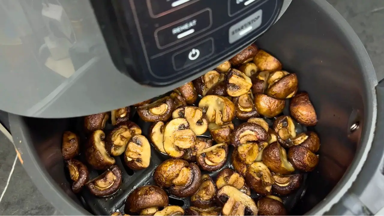 air fryer mushrooms
