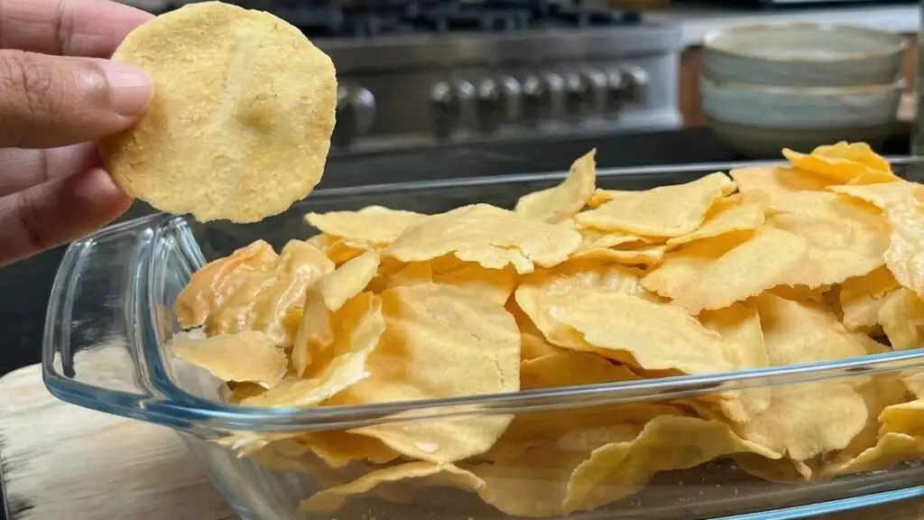 chickpea chips texture