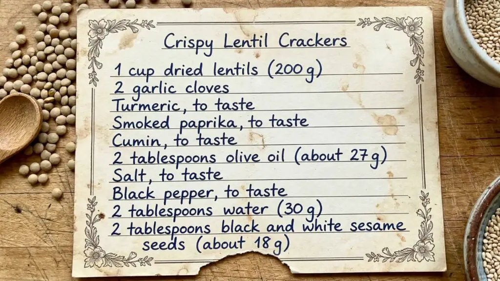 homemade crackers recipe