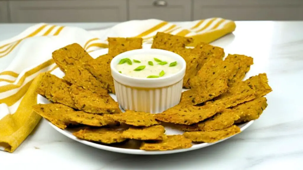 red lentil crackers