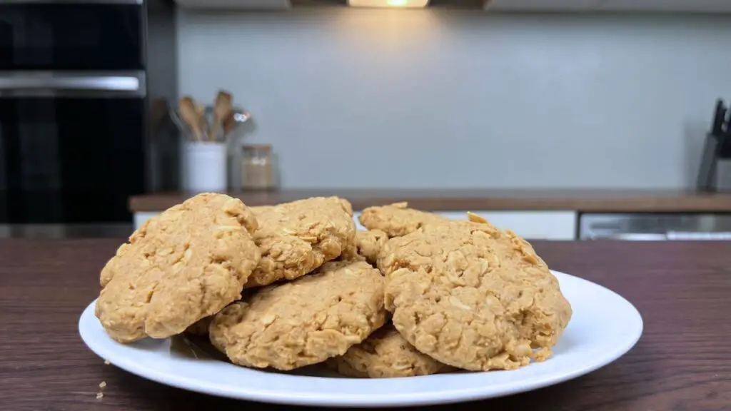 3 ingredient peanut butter oatmeal cookies 