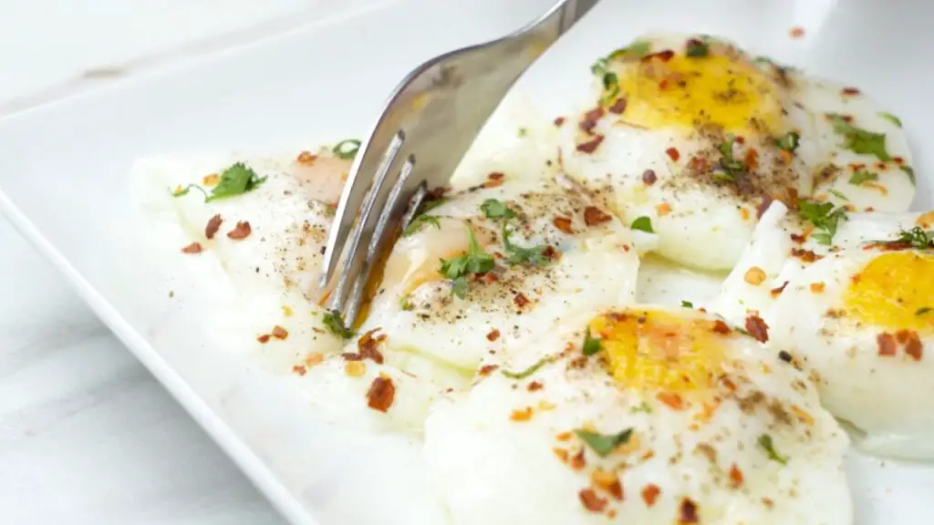 air fryer poached eggs